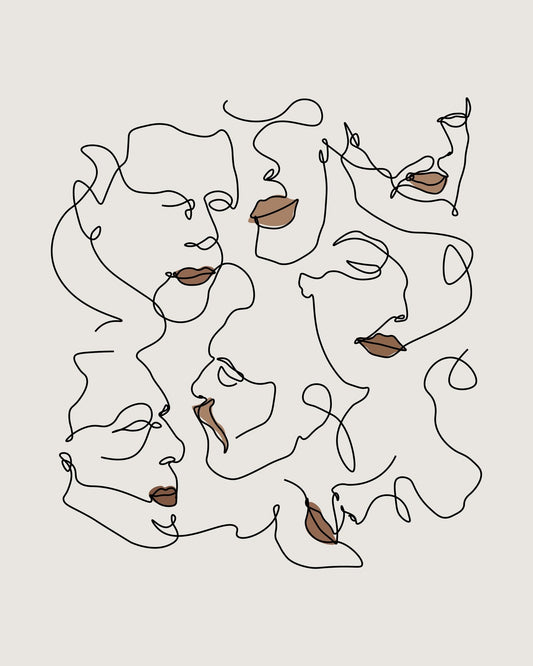Continuous Line Face