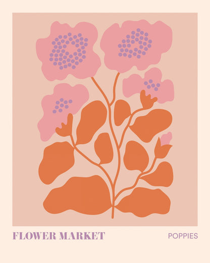 Poppies Flower Market