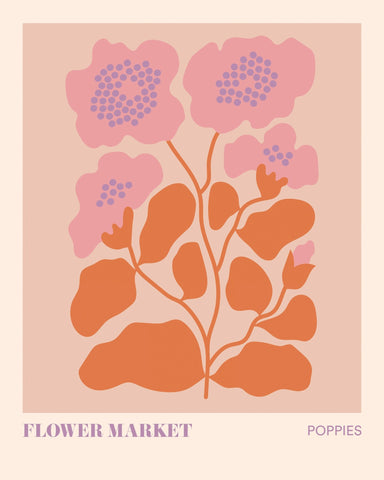 Poppies Flower Market
