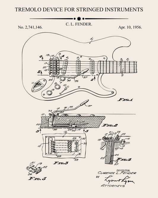 Tremolo Device Patent