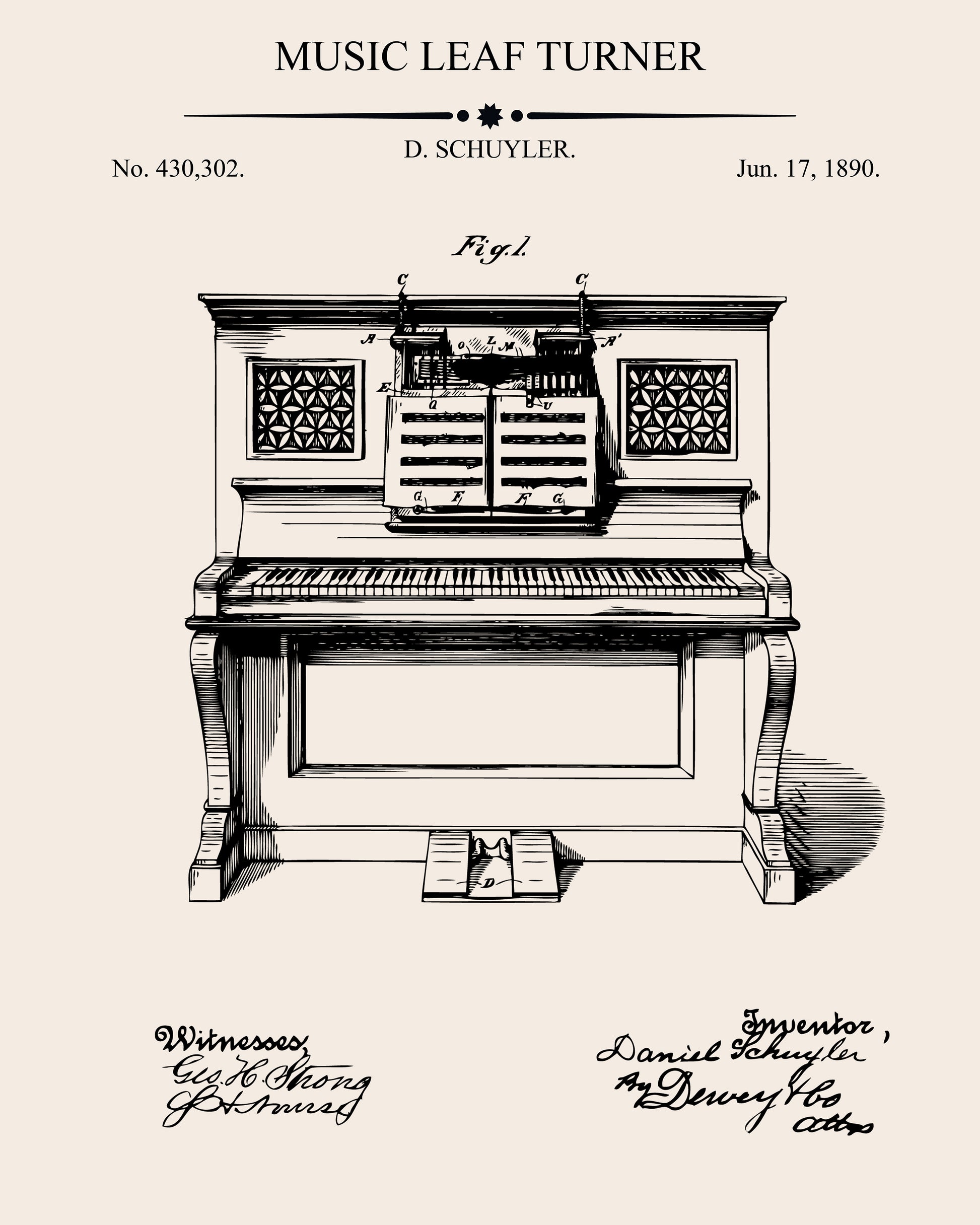 Music Leaf Turner Patent