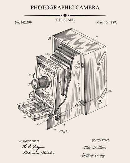 Photographic Camera Patent