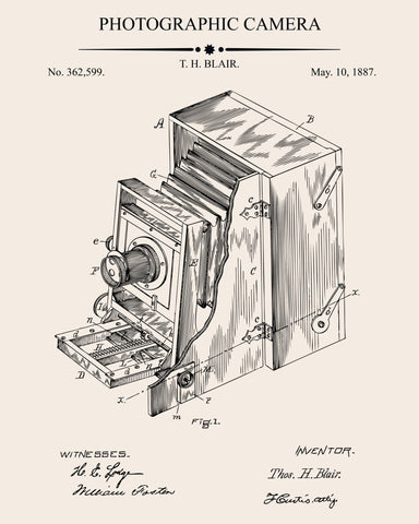 Photographic Camera Patent