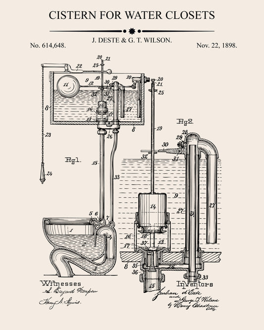 Cistern for Water Closets