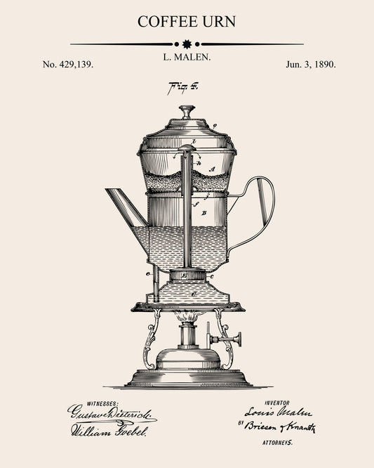 Coffee Urn Patent