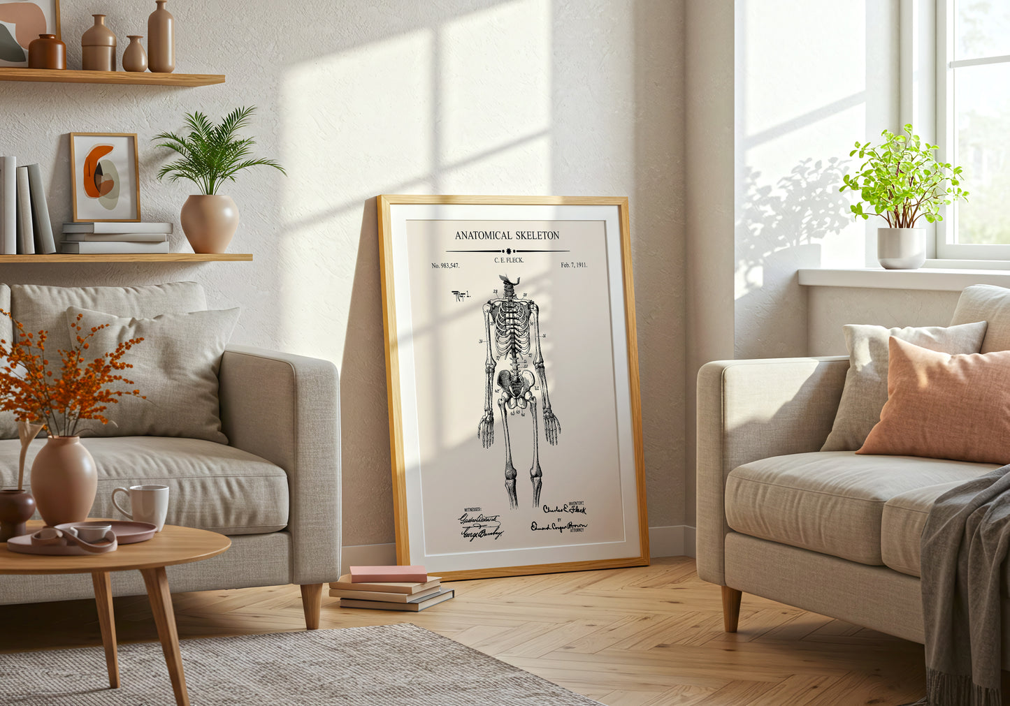 Anatomical Skeleton Patent