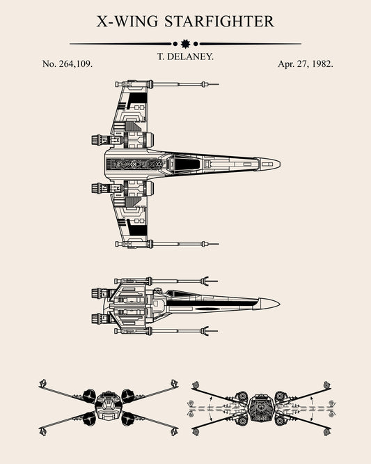 X-Wing Starfighter Patent