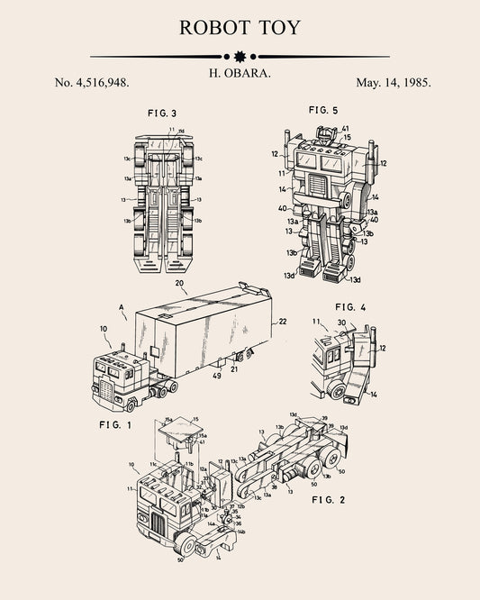 Robot Toy Patent No2