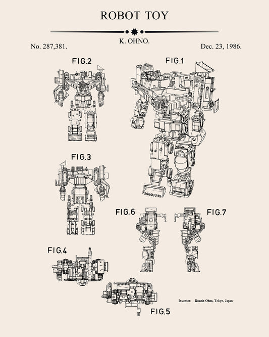 Robot Toy Patent No3