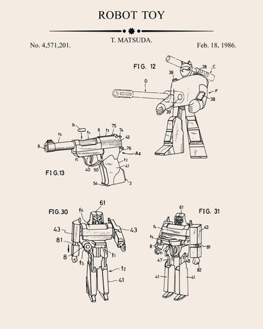 Robot Toy Patent No4