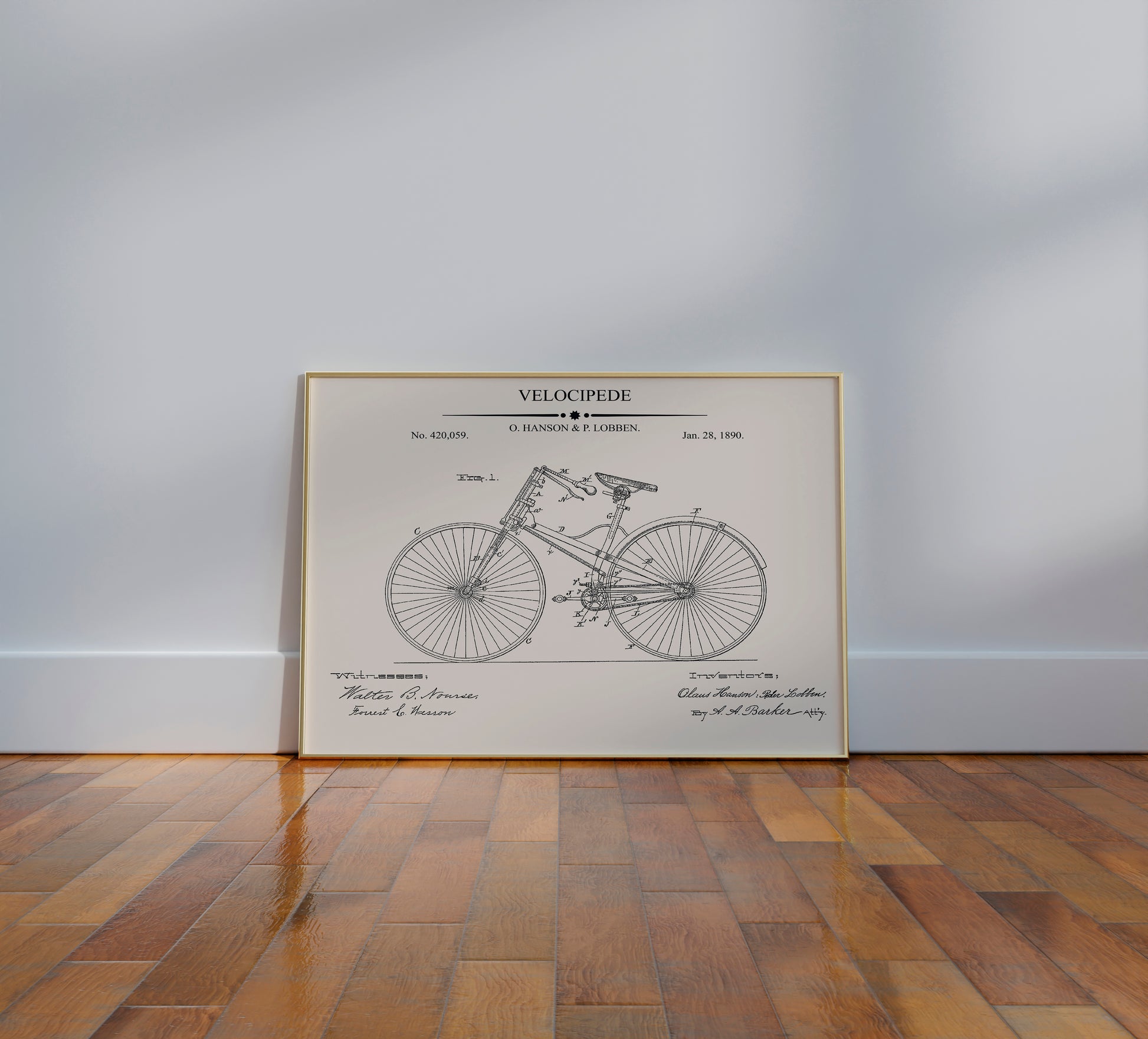 Velocipede Patent