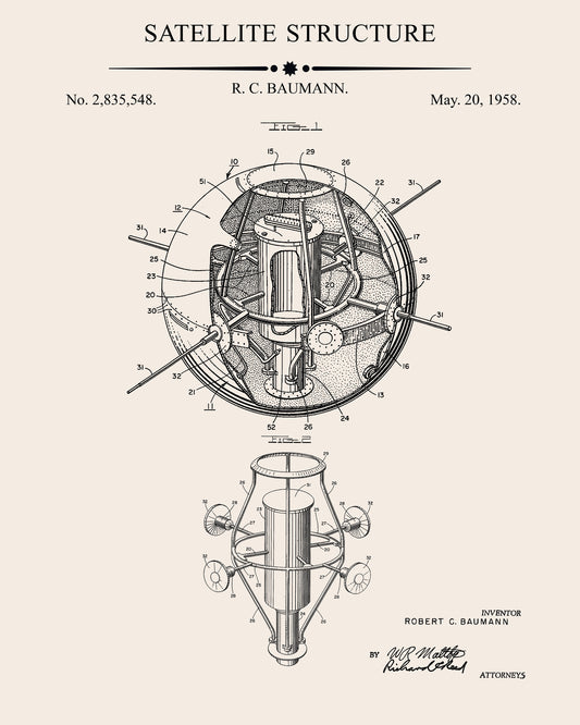 Satellite Structure Patent