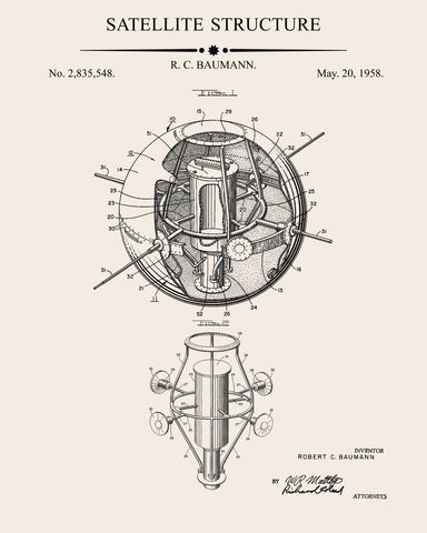 Satellite Structure Patent