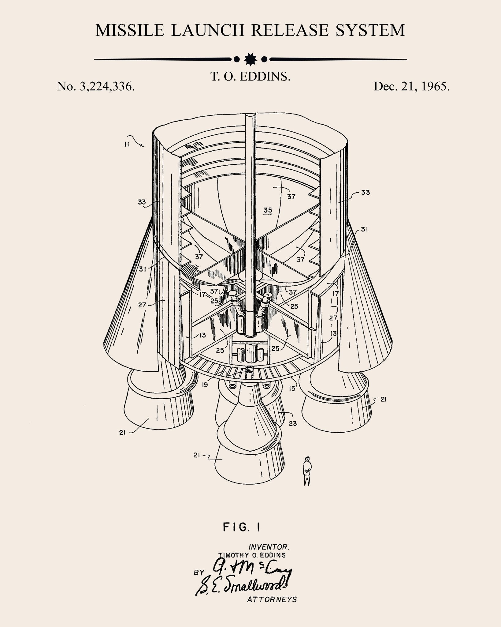 Missile Launch Release System Patent