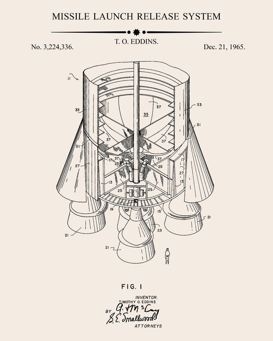 Missile Launch Release System Patent