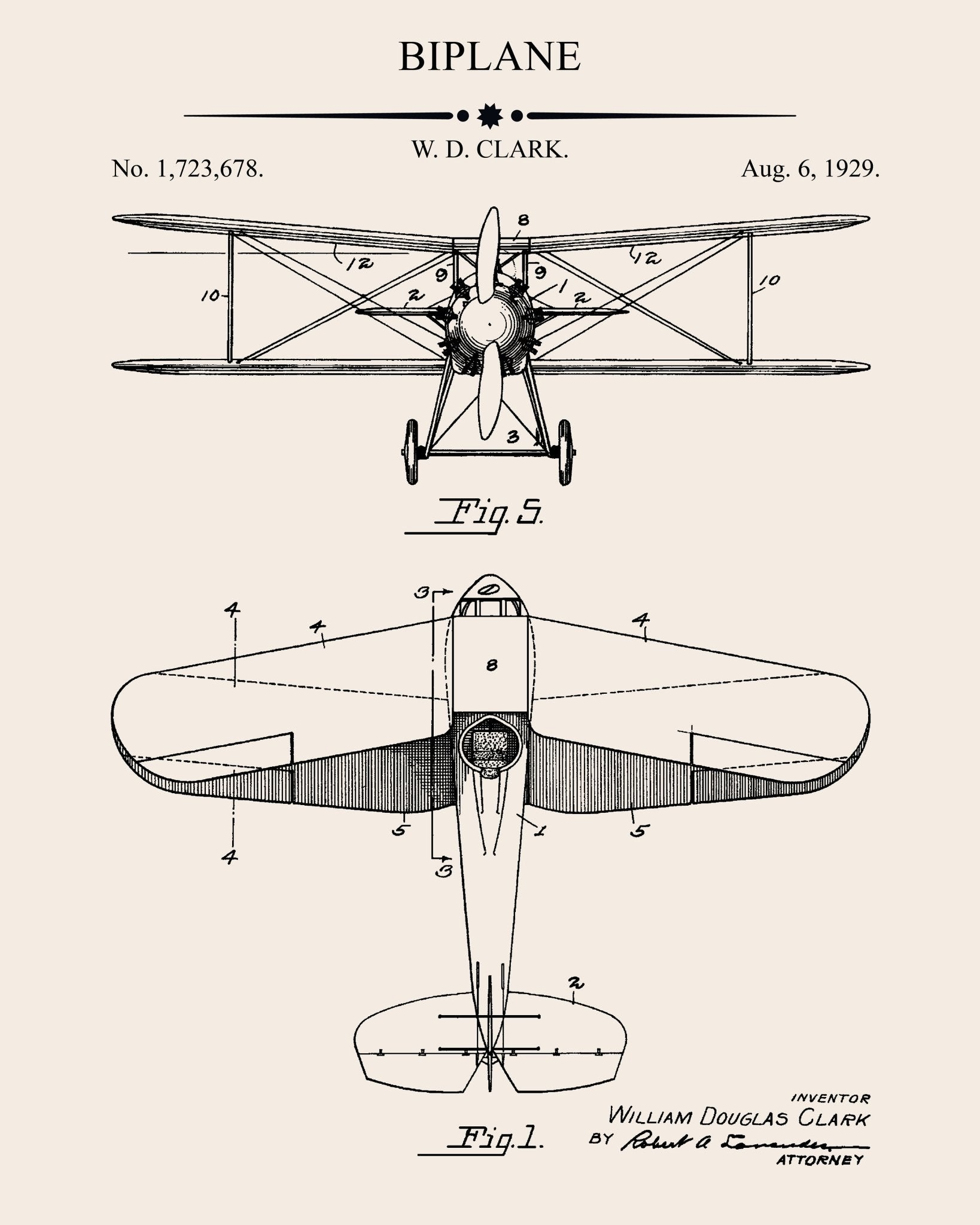 Biplane Patent