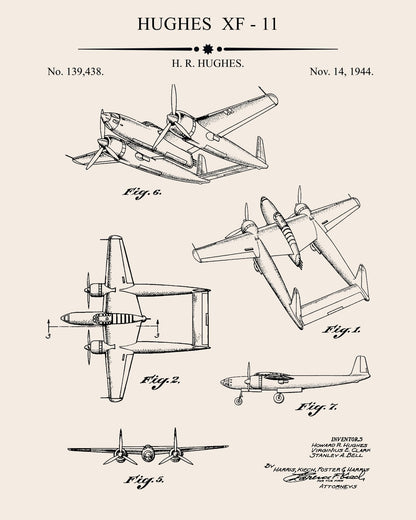 Hughes XF-11 Patent