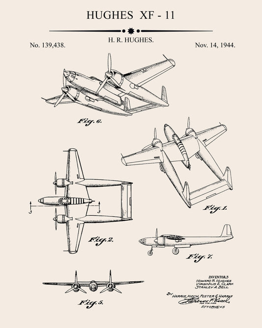 Hughes XF-11 Patent
