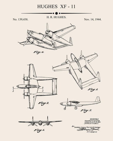 Hughes XF-11 Patent