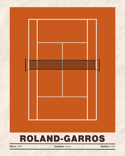 Roland-Garros Tennis Court
