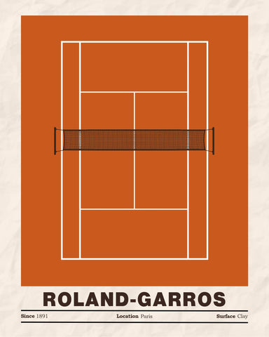 Roland-Garros Tennis Court