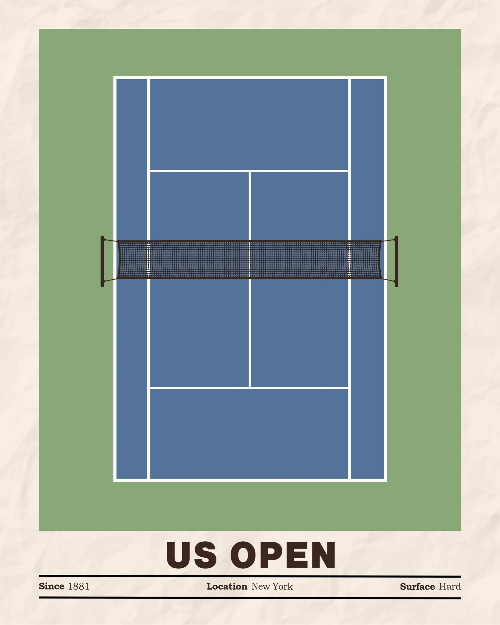 US Open Tennis Court