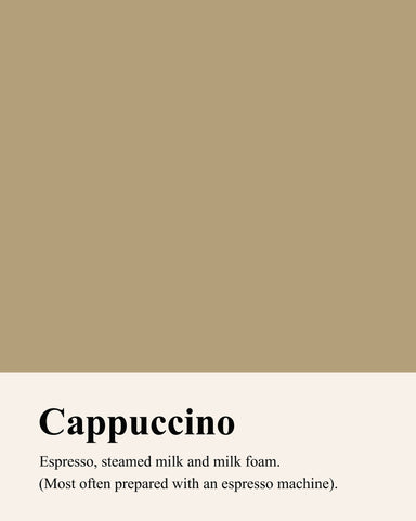 Cappuccino Definition