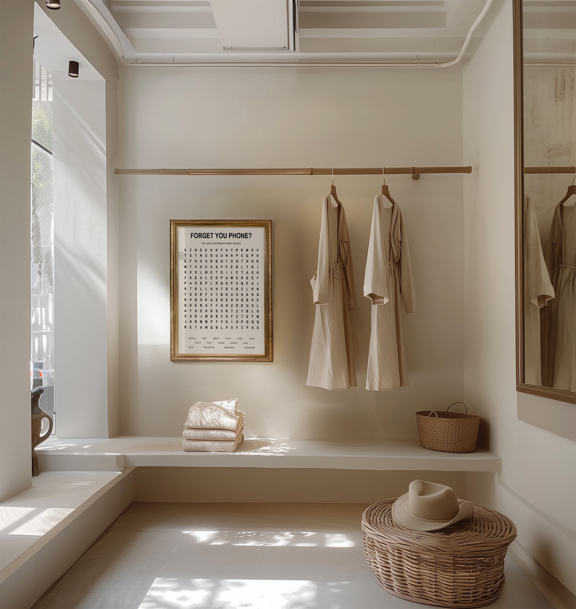 Bathroom Word Search