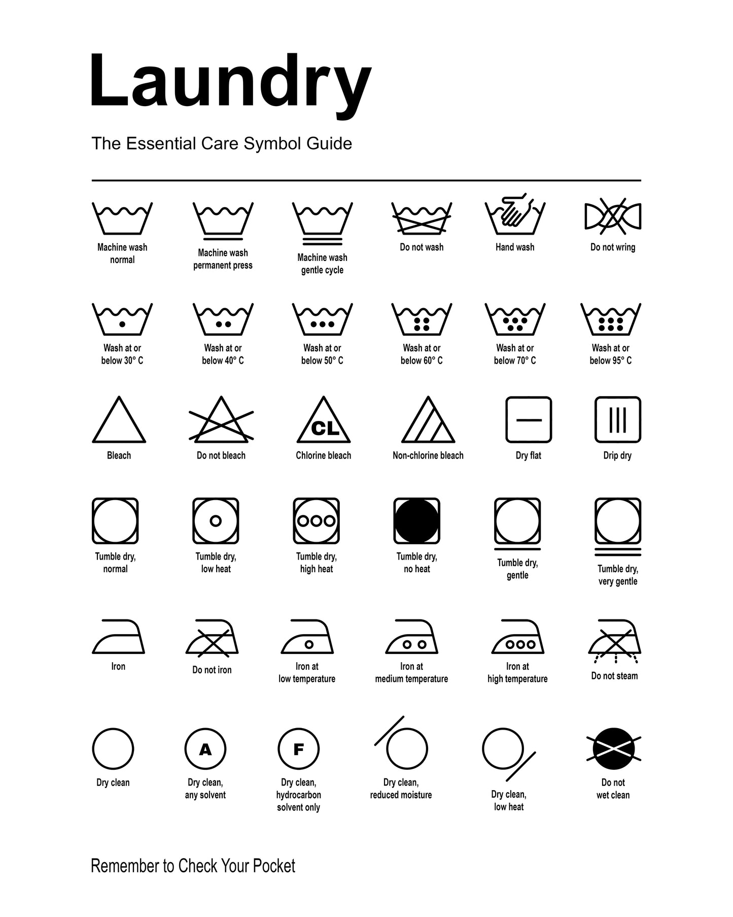 Laundry Guide