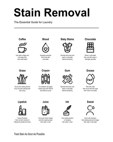Stain Removal Guide