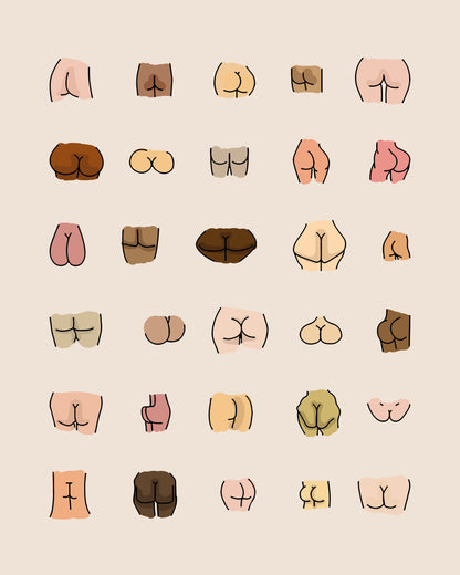 Shapes of Buttocks NO2