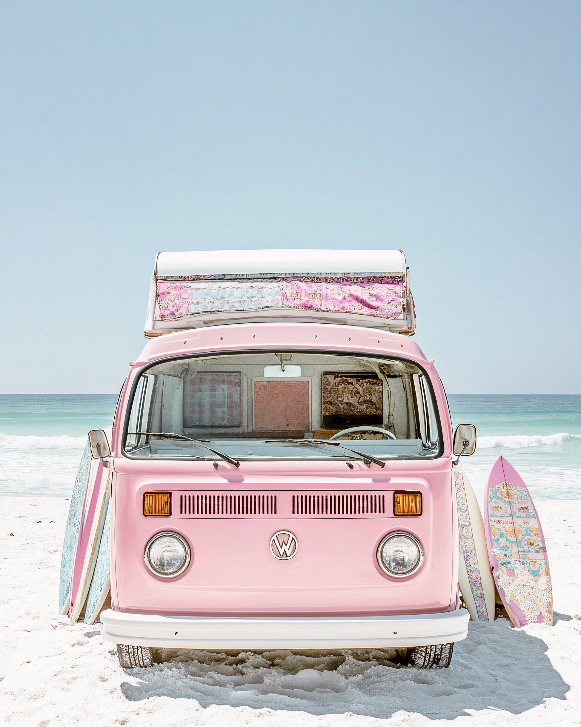 Pink Camper Van