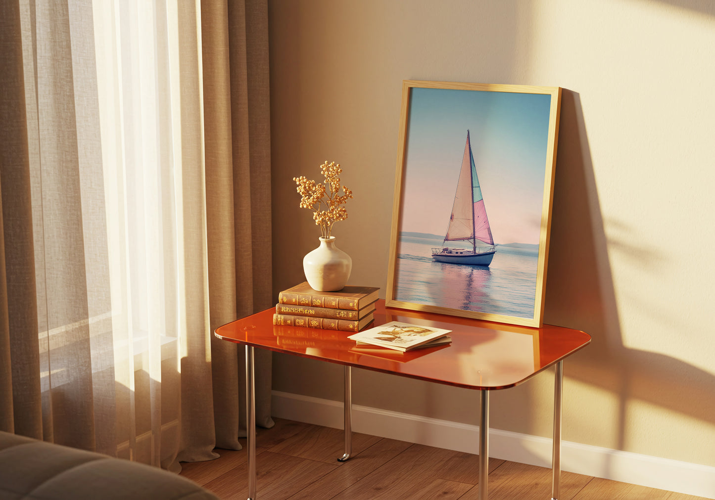 Sailboat on Calm Water