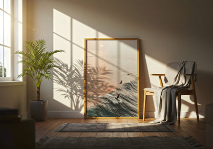 Surfers in the Ocean