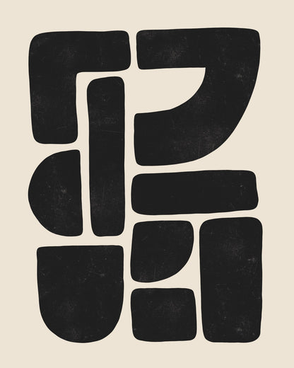 Bold Black Shapes