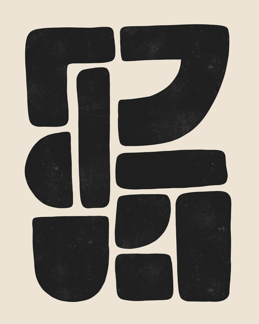 Bold Black Shapes