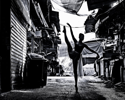Ballerina in an Alleyway