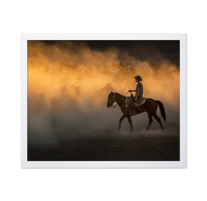 Cowboy on Horseback