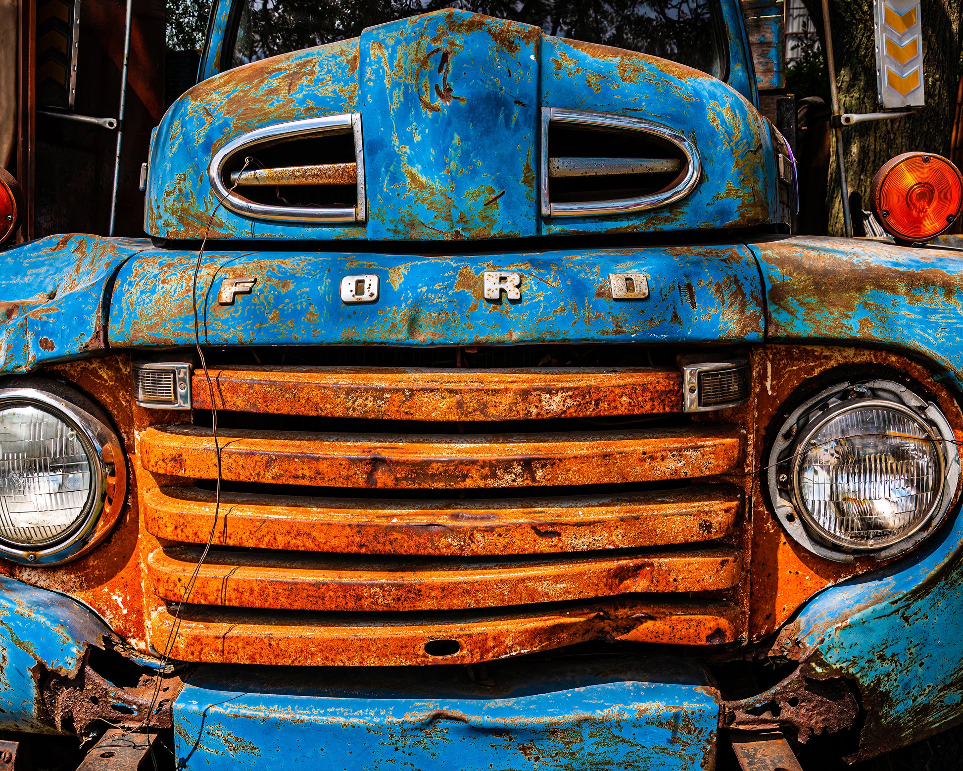 1950's Blue Ford Truck For Sale