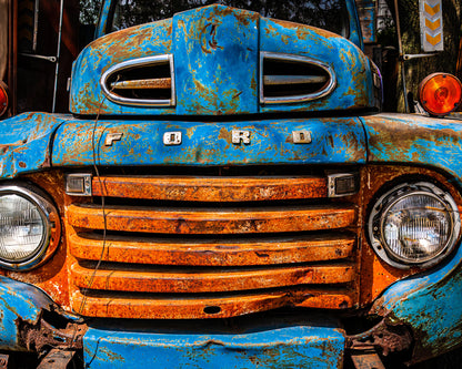 1950's Blue Ford Truck For Sale