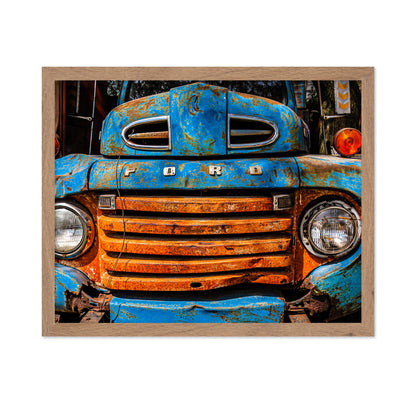1950's Blue Ford Truck For Sale