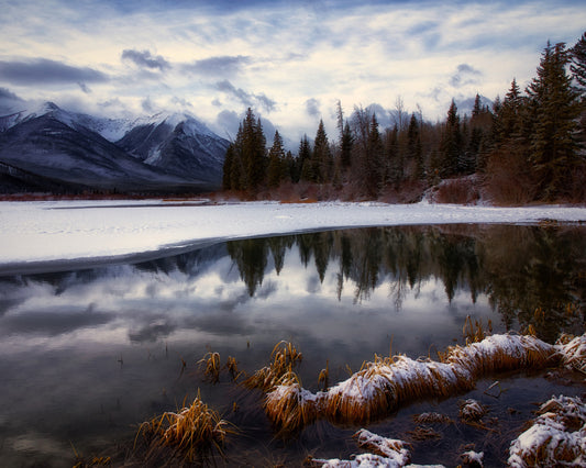 Frozen Mountain Lake