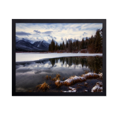 Frozen Mountain Lake