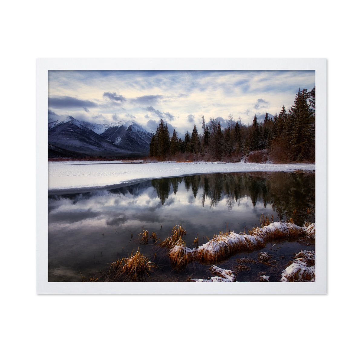 Frozen Mountain Lake