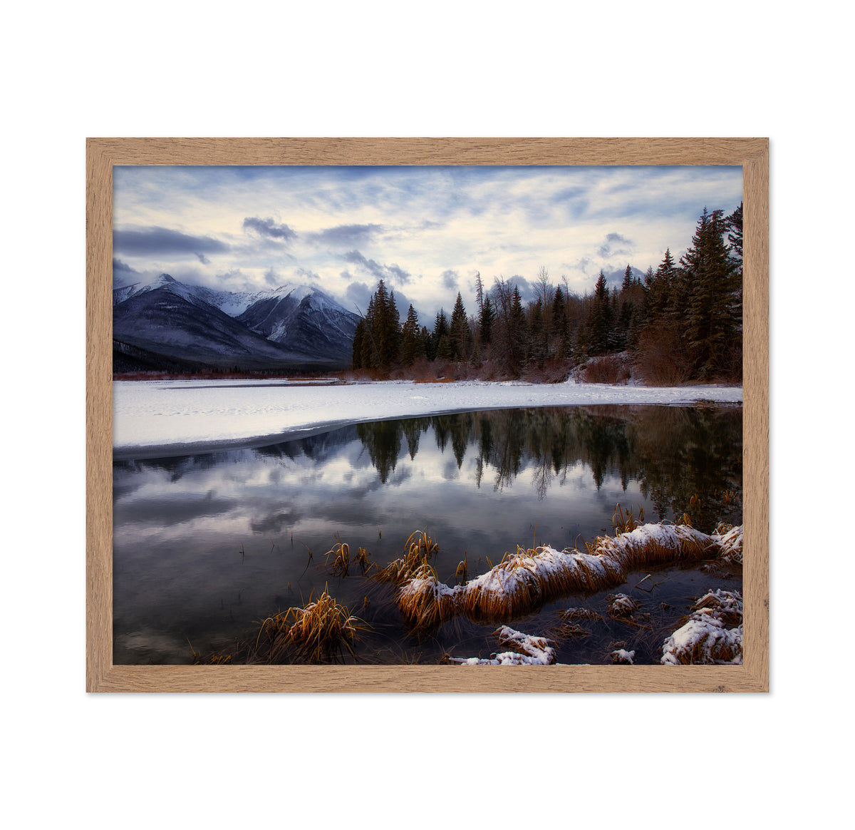 Frozen Mountain Lake