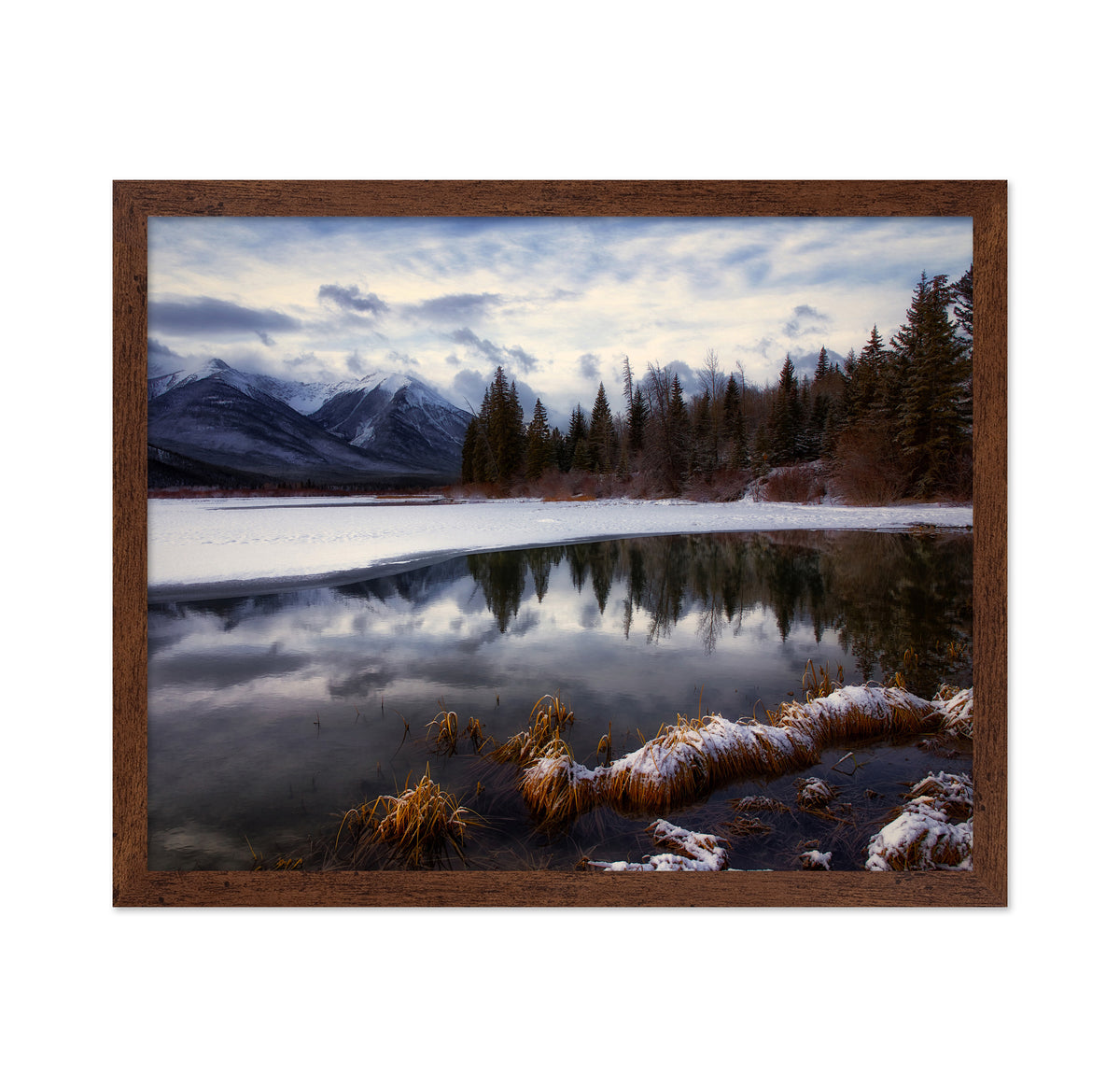 Frozen Mountain Lake