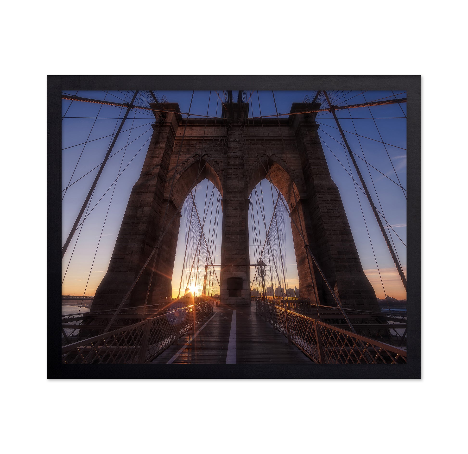 Sunrise At Brooklyn Bridge