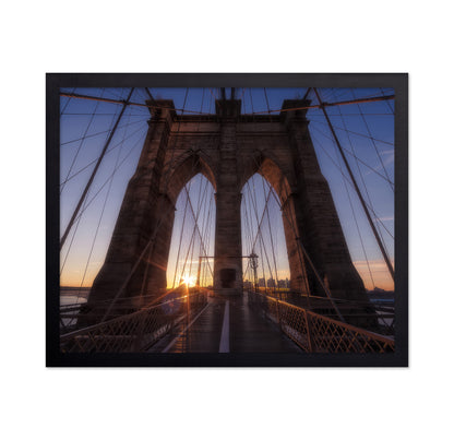 Sunrise At Brooklyn Bridge