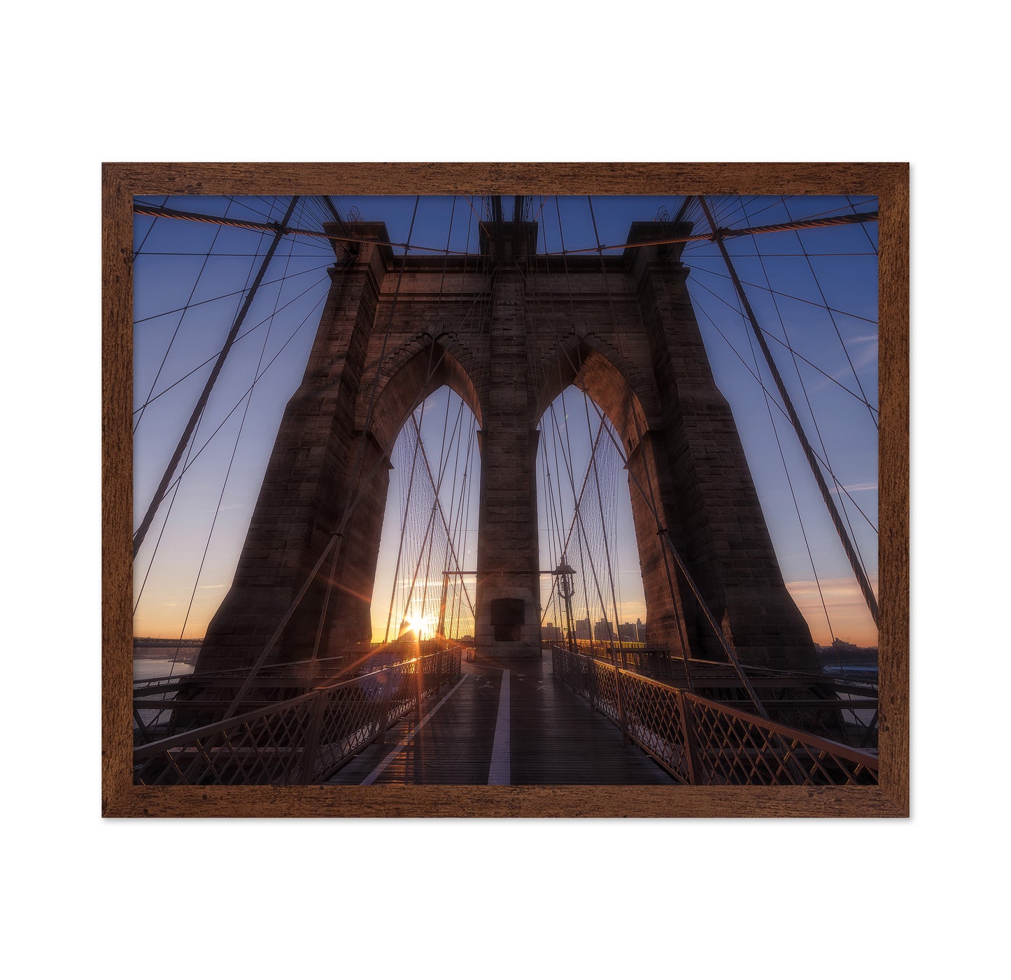 Sunrise At Brooklyn Bridge