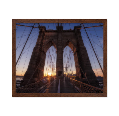 Sunrise At Brooklyn Bridge